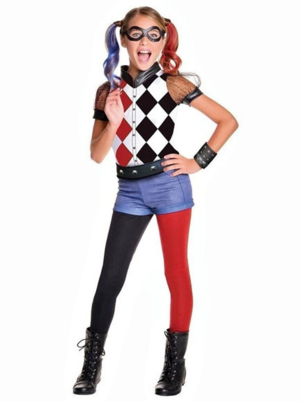 DC Super Hero Girls Harley Quinn costume Superhero Costume Halloween Small